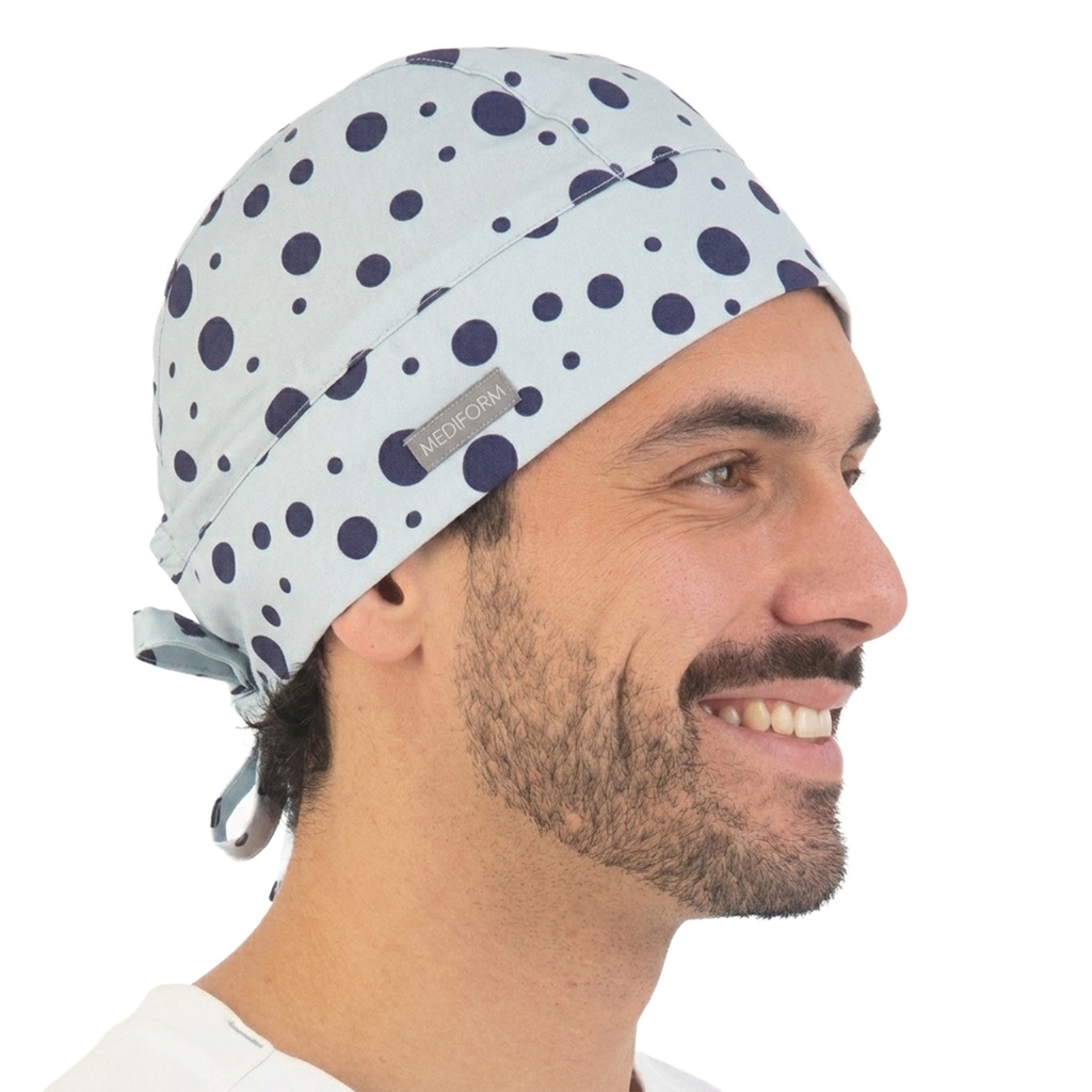 Gorro Unisex Estampado Dotty Blue