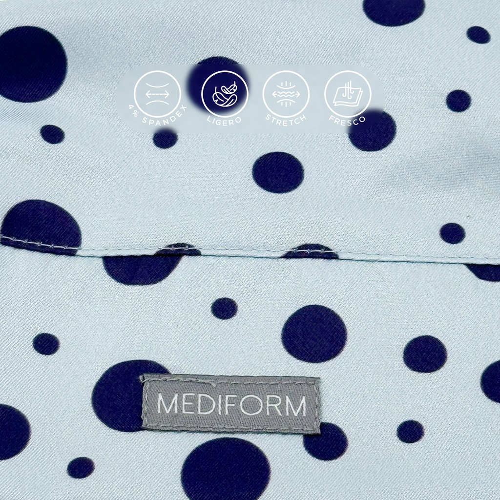 Gorro Unisex Estampado Dotty Blue