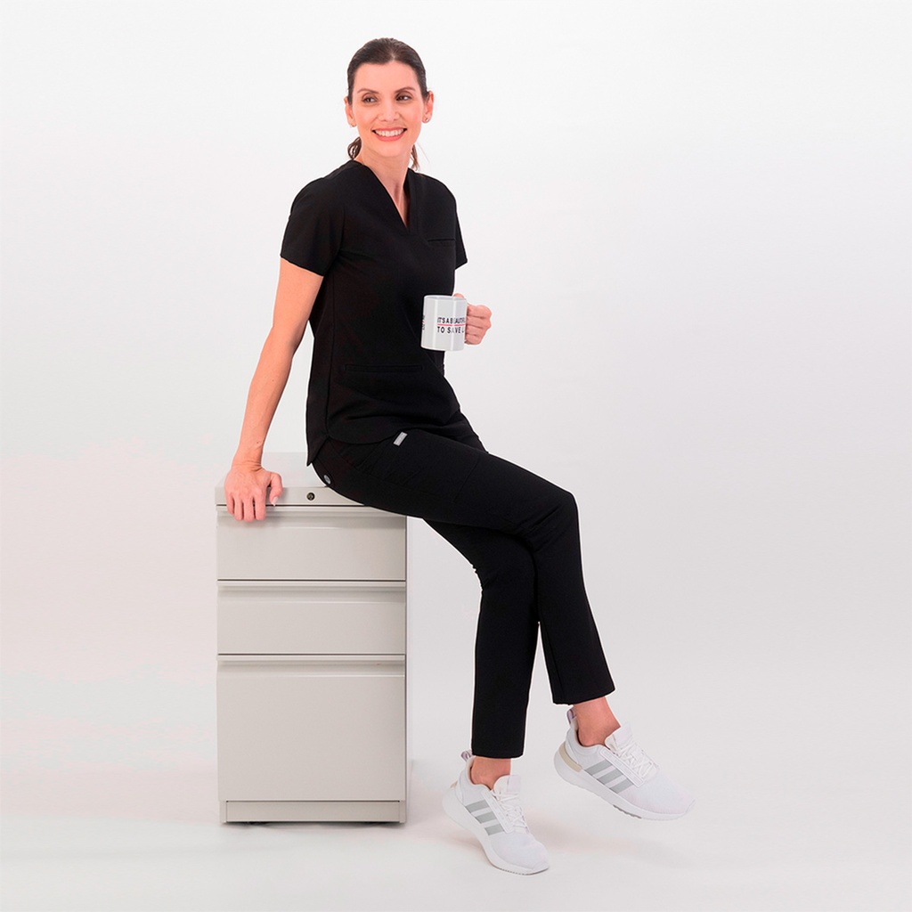 Top “Cuello V” 3 bolsas