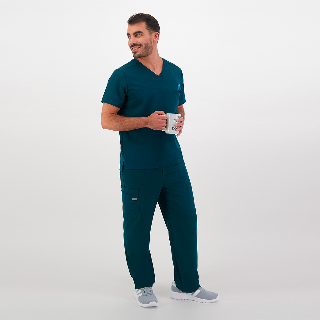 Top “Cuello V” Bolsa única