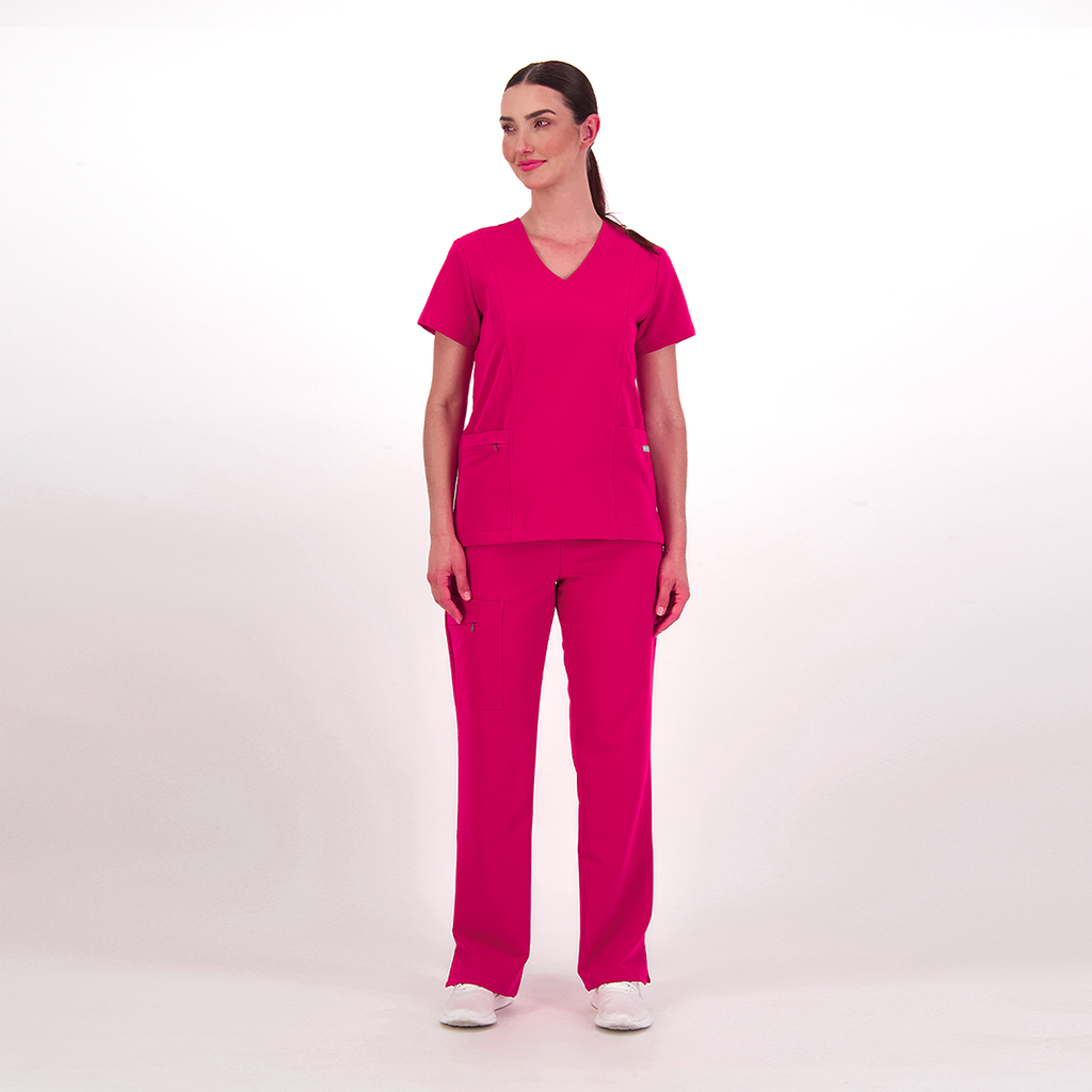 Top "Cuello cruzado" 5 bolsas